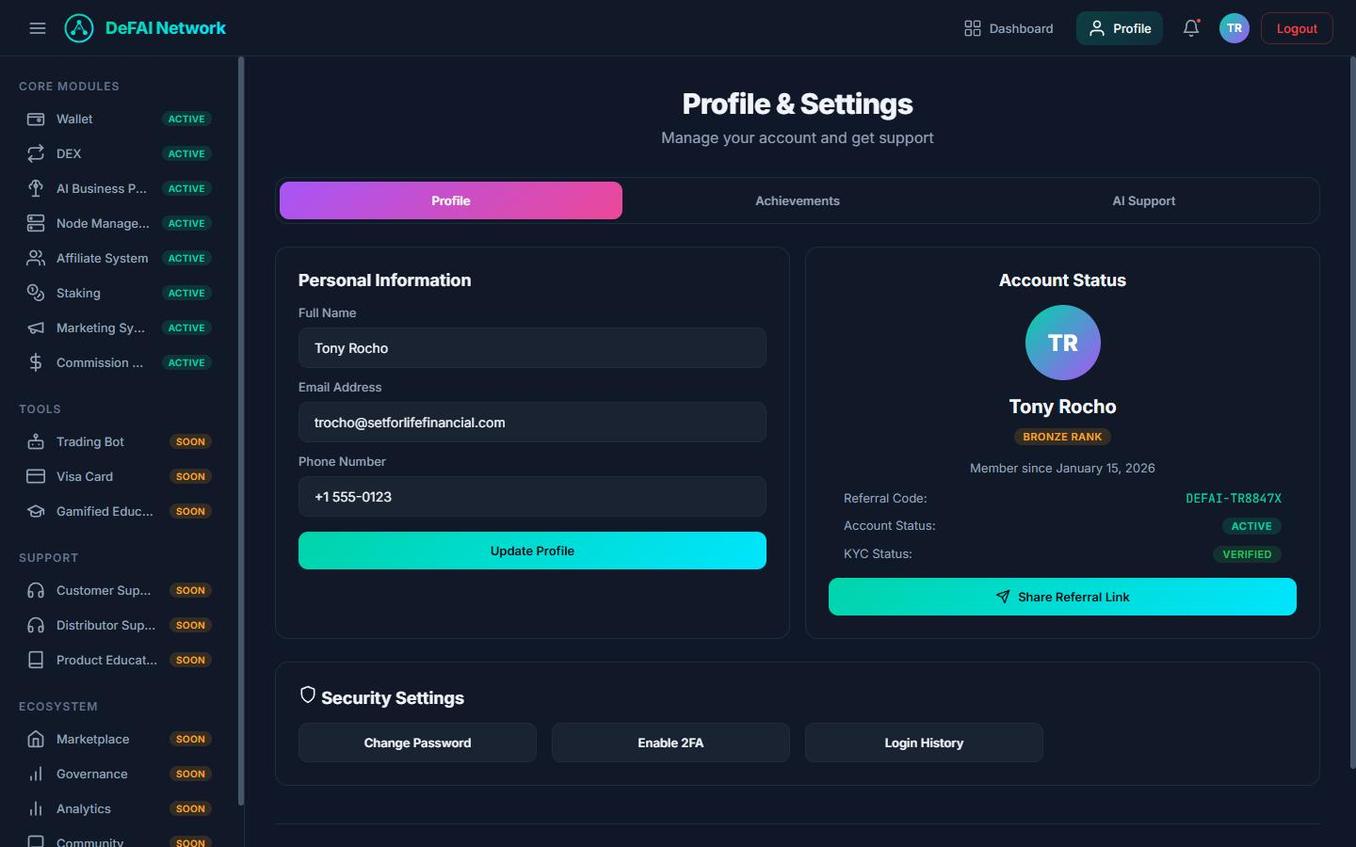 Gamified achievements and rank progression system